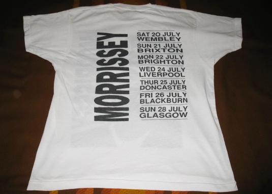 1991 MORRISSEY KILL UNCLE TOUR VINTAGE T-SHIRT