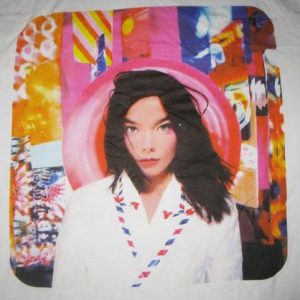 1995 BJORK POST VINTAGE T-SHIRT THE SUGARCUBES TRIP HOP