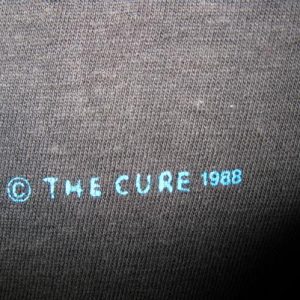 1988 THE CURE IN BETWEEN DAYS VINTAGE T-SHIRT GOTH