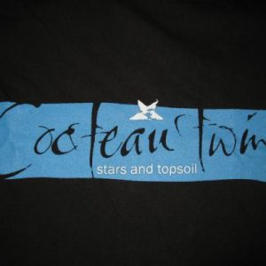 COCTEAU TWINS STARS AND TOPSOIL VINTAGE T-SHIRT SHOEGAZE