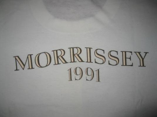 モリッシー1991Tシャツ モリッシー1991Tシャツ Morrissey 1991 t shirt - Vintage Band