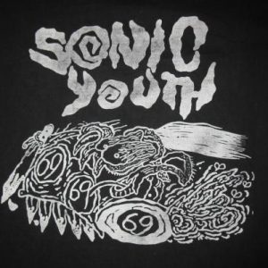 1985 SONIC YOUTH DEATH VALLEY 69 VINTAGE T-SHIRT LYDIA LUNCH