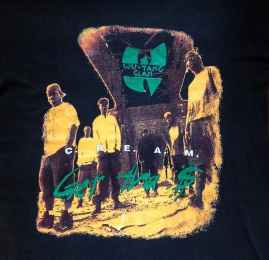 1994 WU-TANG CLAN C.R.E.A.M. VINTAGE T-SHIRT HIP HOP