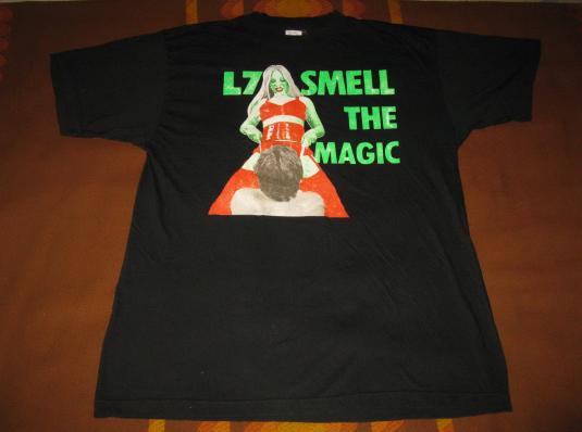 1990 L7 SMELL THE MAGIC VINTAGE T-SHIRT PUNK GRUNGE SUB POP | Defunkd