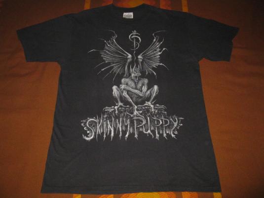 1992 SKINNY PUPPY THE LAST RIGHTS TOUR VINTAGE T-SHIRT | Defunkd