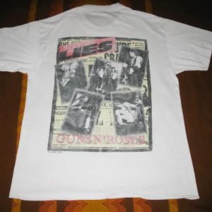 1989 GUNS N' ROSES LIES ONE IN A MILLION VINTAGE T-SHIRT