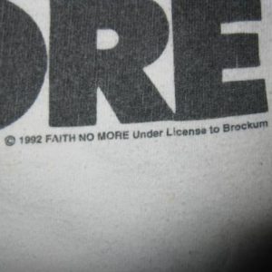 1992 FAITH NO MORE MIDLIFE CRISIS VINTAGE T-SHIRT