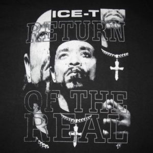 90s ICE-T RETURN OF THE REAL VINTAGE T-SHIRT RHYME SYNDICATE