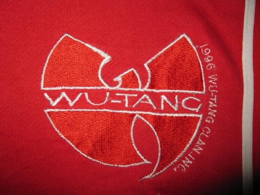 1996 WU TANG CLAN VINTAGE SWEAT SHIRT HOODIE