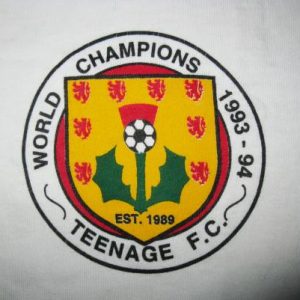 1993 TEENAGE FANCLUB FOOTBALL CLUB VINTAGE T-SHIRT