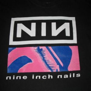 1989 NINE INCH NAILS - PRETTY HATE MACHINE - VINTAGE T-SHIRT
