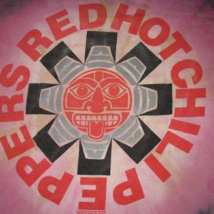 1991 RED HOT CHILI PEPPERS TIE DYE VINTAGE T-SHIRT RHCP