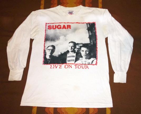 1992 SUGAR COPPER BLUE TOUR VINTAGE T-SHIRT HUSKER DU | Defunkd