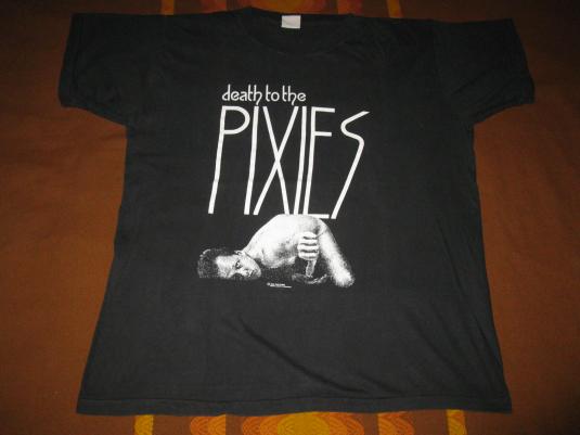 1990 THE PIXIES DEATH TO THE PIXIES VINTAGE T-SHIRT 4AD | Defunkd