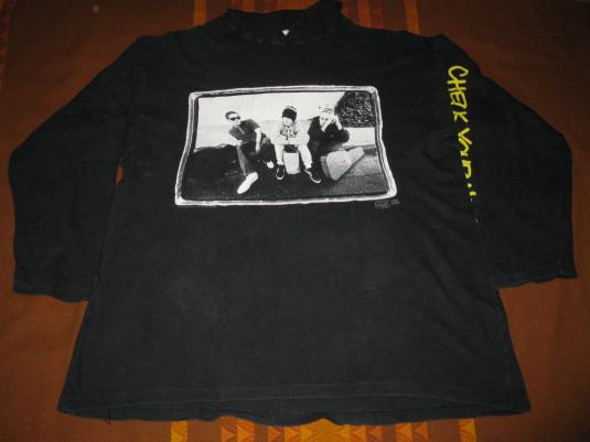 1992 BEASTIE BOYS - CHECK YOUR HEAD - VINTAGE HOODED T-SHIRT