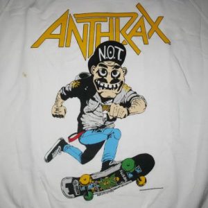 1987 ANTHRAX MOSH IT UP VINTAGE SWEAT SHIRT THRASH METAL