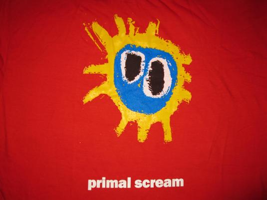 1991 PRIMAL SCREAM SCREAMADELICA VINTAGE T-SHIRT | Defunkd