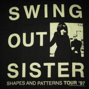 1997 SWING OUT SISTER SHAPES AND PATTERNS VINTAGE T-SHIRT