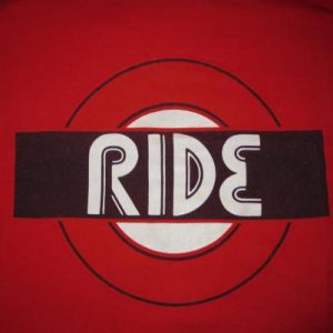 1994 RIDE UNDERGROUND SIGN VINTAGE T-SHIRT SHOEGAZE