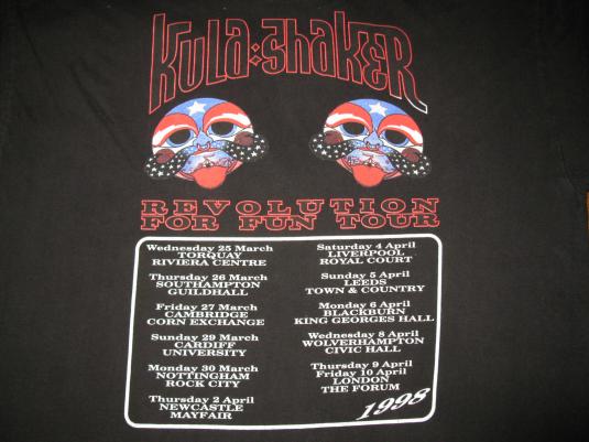 Kula Shaker ツアーTシャツ② Kula Shaker ツアーTシャツ② kula shaker クーラ・シェイカー ツアーT