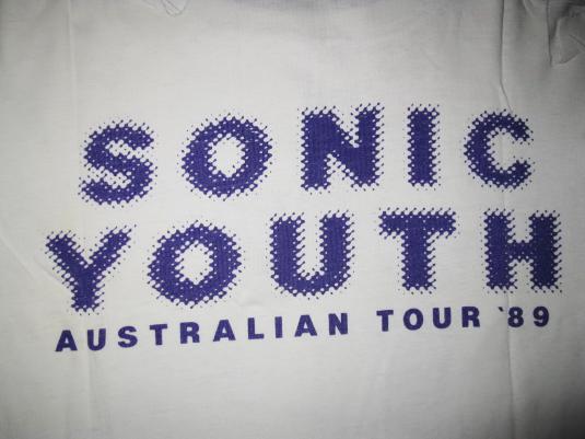 1989 SONIC YOUTH DAYDREAM NATION AUSSIE TOUR VINTAGE T-SHIRT