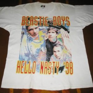 1998 BEASTIE BOYS HELLO NASTY TOUR VINTAGE T-SHIRT