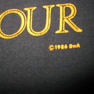 1987 EURYTHMICS REVENGE JAPAN TOUR VINTAGE T-SHIRT