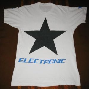 1990 ELECTRONIC VINTAGE T-SHIRT NEW ORDER THE SMITHS