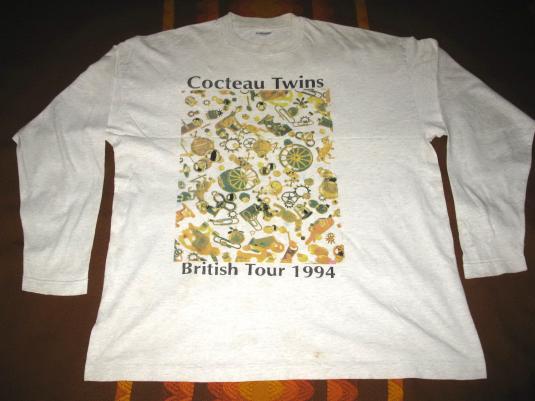 1994 COCTEAU TWINS FOUR CALENDAR CAFE TOUR VINTAGE T-SHIRT