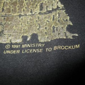 1992 MINISTRY N.W.O. LONG SLEEVE VINTAGE T-SHIRT