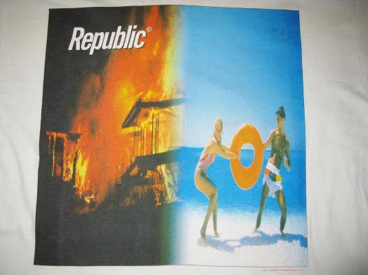 1993 NEW ORDER REPUBLIC VINTAGE T-SHIRT JOY DIVISION 80s | Defunkd