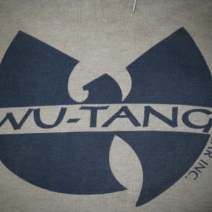 1995 WU TANG CLAN VINTAGE SWEAT SHIRT HOODIE WU WEAR