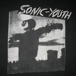 80s SONIC YOUTH BAD MOON RISING VINTAGE T-SHIRT