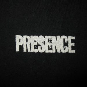 1992 PRESENCE INSIDE VINTAGE T-SHIRT THE CURE GOTH