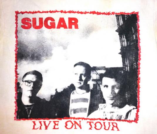 1992 SUGAR COPPER BLUE TOUR VINTAGE T-SHIRT HUSKER DU | Defunkd