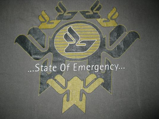 1997 BJORK JOGA STATE OF EMERGENCY VINTAGE T-SHIRT