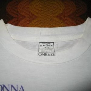 1986 MADONNA TRUE BLUE VINTAGE T-SHIRT