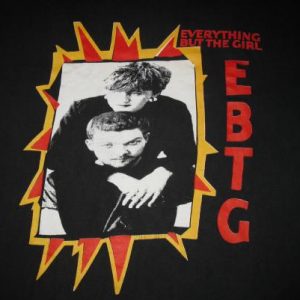 80s EVERYTHING BUT THE GIRL CONCERT VINTAGE T-SHIRT