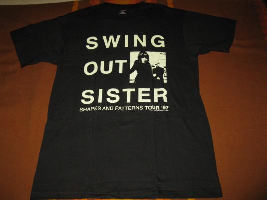 1997 SWING OUT SISTER SHAPES AND PATTERNS VINTAGE T-SHIRT | Defunkd