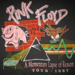 1987 PINK FLOYD A MOMENTARY LAPSE OF REASON VINTAGE T-SHIRT