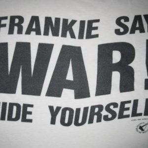 1984 FRANKIE GOES TO HOLLYWOOD WAR VINTAGE T-SHIRT