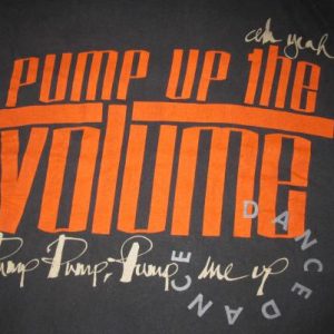 1987 M.A.R.R.S. - PUMP UP THE VOLUME - VINTAGE T-SHIRT 4AD