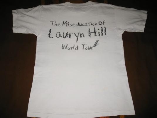 1999 LAURYN HILL MISEDUCATION TOUR VINTAGE T-SHIRT FUGEES | Defunkd
