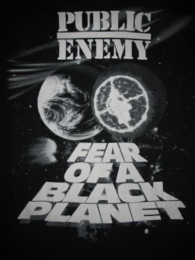 1990 PUBLIC ENEMY FEAR OF A BLACK PLANET VINTAGE T-SHIRT