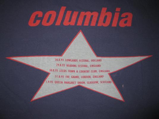 1993 BIG STAR COLUMBIA VINTAGE T-SHIRT ALEX CHILTON
