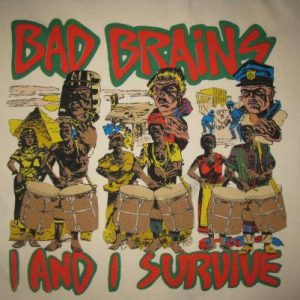 90s BAD BRAINS I AND I SURVIVE VINTAGE T-SHIRT