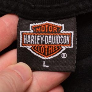 3D Emblem Great American Hog T-Shirt, Harley-Davidson, 90s