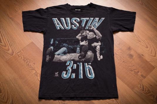 Stone Cold Steve Austin 3:16 T-Shirt, WWF Wrestling, 1990s | Defunkd