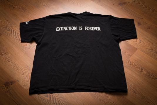 90s Gorilla Busch Gardens T-Shirt, Extinction Is Forever | Defunkd
