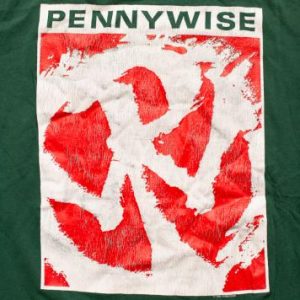 Pennywise T-Shirt, L, Punk Rock Band Vintage 1990s Offspring
